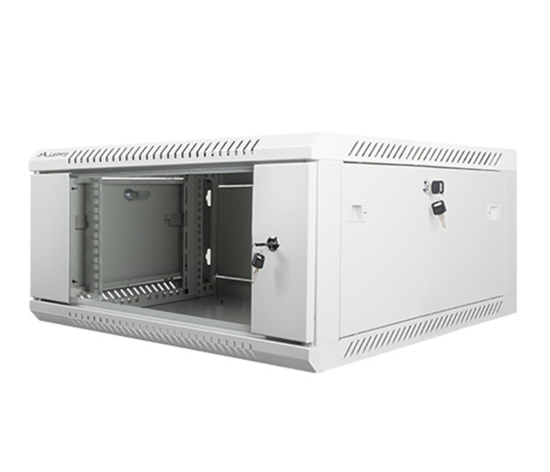 LANBERG Szafa instalacyjna wisząca 19'' 4U 600X600mm szara (drzwi szklane) WF01-6604-10S - 455387 - zdjęcie